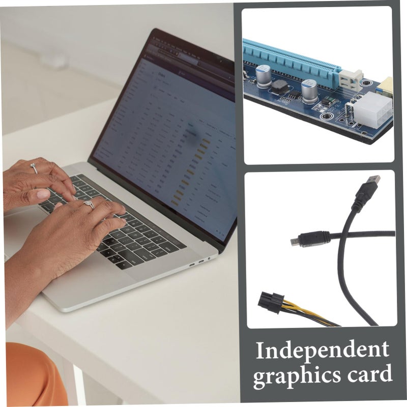 محول بطاقة الرسومات الخارجي للكمبيوتر المحمول مع كبل USB لتعزيز الألعاب والوسائط المتعددة وبطاقة الرسومات - Image 3