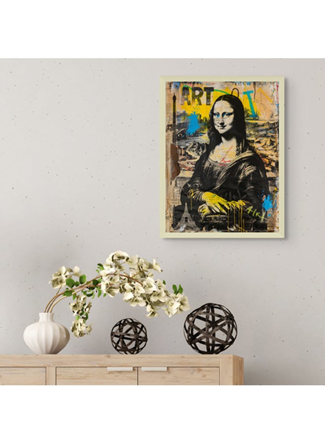 آرت دیکور  ديكور فني مؤطر صورة فنية جميلة طباعة الموناليزا فن البوب ​​مطبوعات نابضة بالحياة ديكور الحائط لغرفة المعيشة غرفة النوم مكتب استوديو ديكور المنزل - Image 3