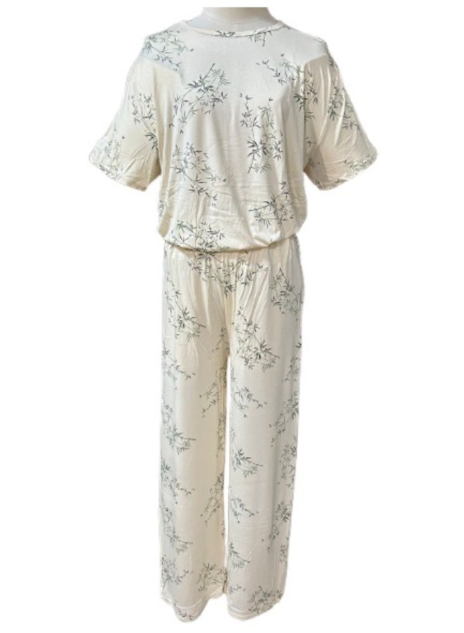 مجموعة ملابس صيفية عصرية للنساء بمقاسات مختلفة، طقم ملابس نوم فضفاضة للنساء - Image 1