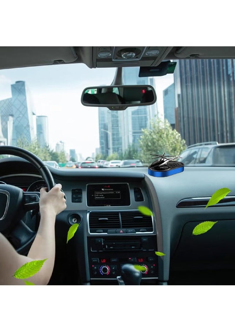 ELTRAZONE Car Air Freshener Mini Helicopter Rotating Solar Airplane – Stylish and Functional Solar-Powered Car Freshener with Rotating Design for a Fresh, Clean Interior - Image 4