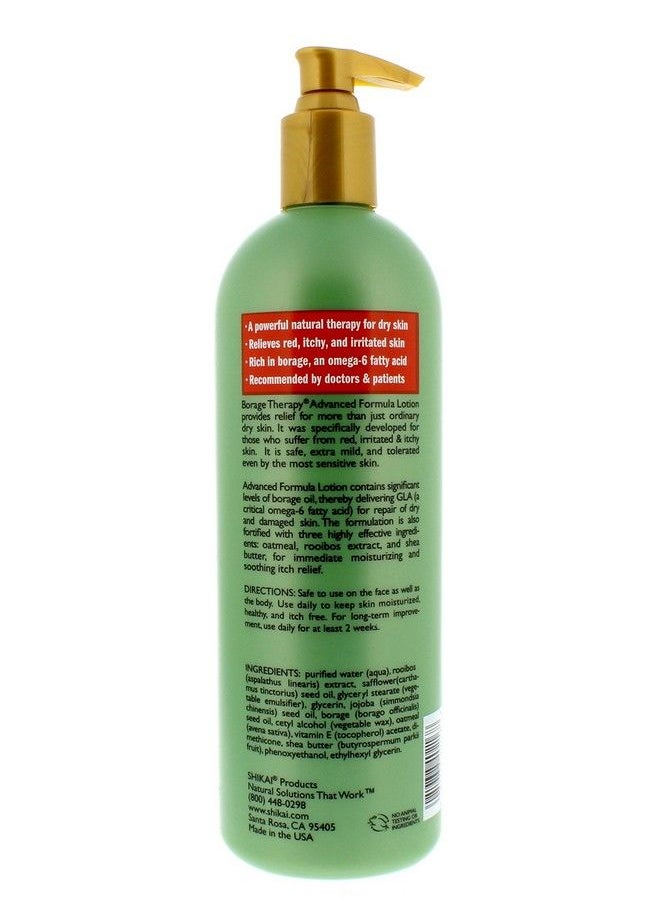 SHIKAI Borage Therapy Advanced Formula Lotion Fragrance Free 16 Fl Oz  - Image 3