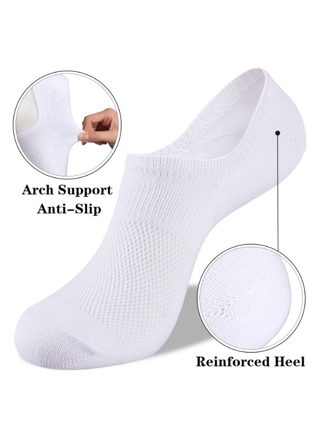 جوارب نسائية قطنية قصيرة غير قابلة للانزلاق، جوارب كاجوال غير مرئية، جوارب مسطحة غير مرئية (6 أزواج) - Image 5