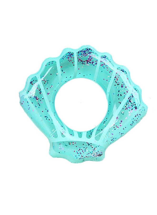 ZaH Shell Swim Rings For Kids Adults Pool Swimming Ring Inflatable Float Raft Water Swim Tube Summer Beach Party Decoration (Blue Kids)  - Image 2