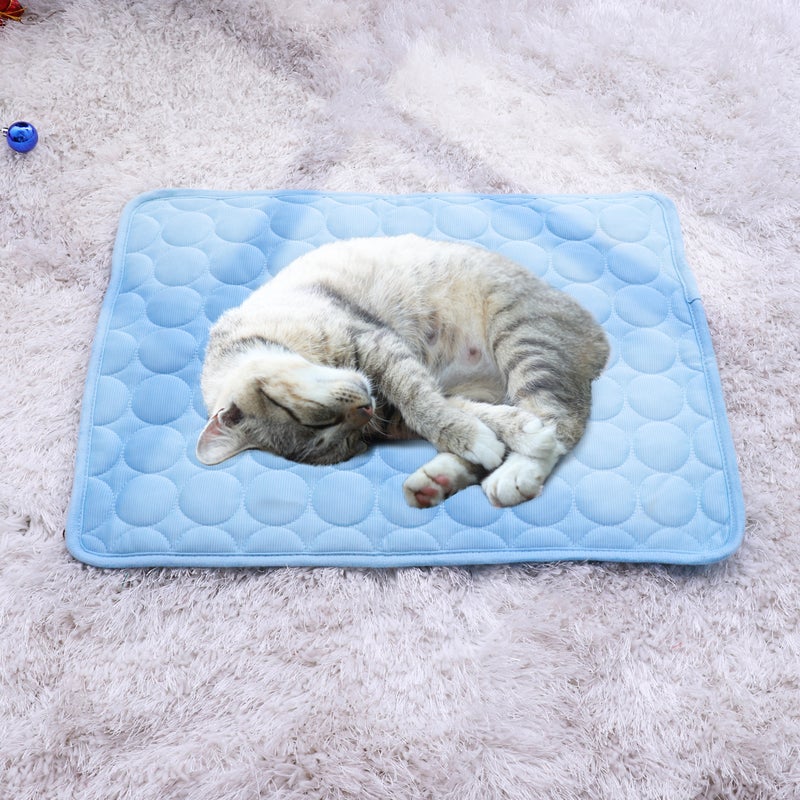 Pet Cooling Blanket Breathable Dogs Cats Sleeping Mat 40cm - Image 3