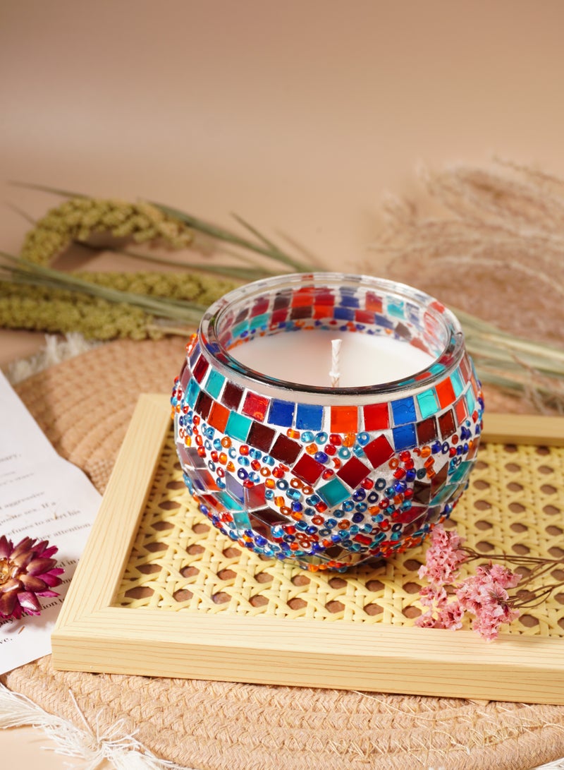 Luxury Scented Candles Gifts,Orange Flower Scent | Dry Flowers Aromatherapy Candles for Home Scented, Women Gifts, Soy Candle Gift Set for Wife Friends Bath Yoga Mother's Day Birthday,SPA Sleep Festival Wedding Party Gifts