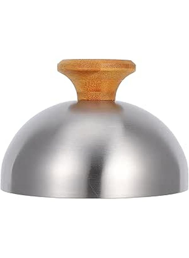 Stainless Steel Food Dome Cover For Melting Cheese And Oil Proof Cooking - Image 1