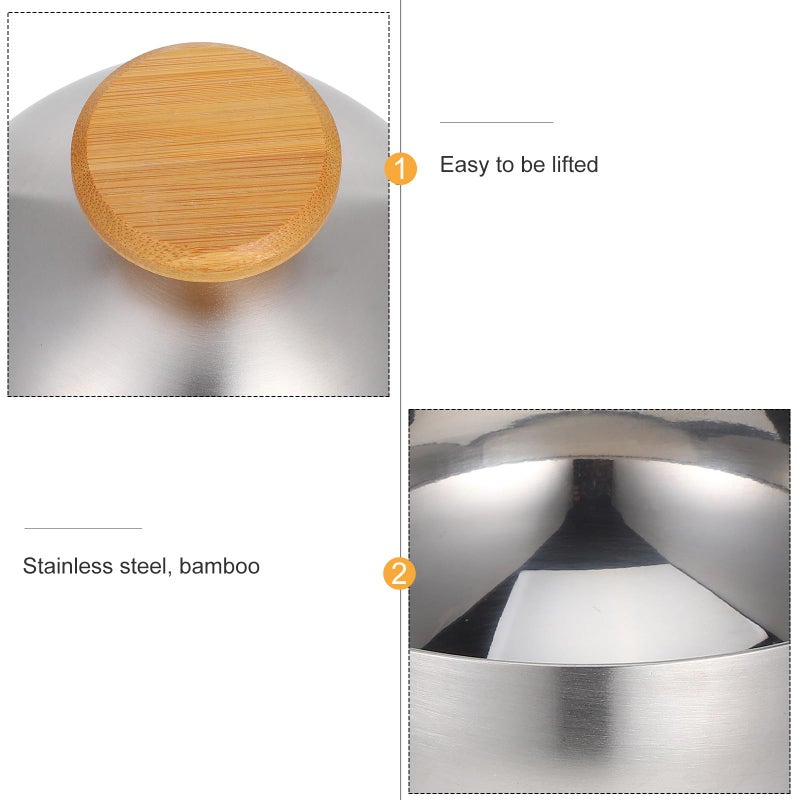 Stainless Steel Food Dome Cover For Melting Cheese And Oil Proof Cooking - Image 4