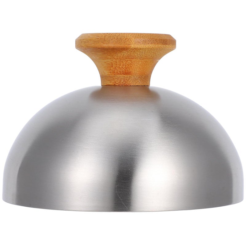 Stainless Steel Food Dome Cover For Melting Cheese And Oil Proof Cooking - Image 2