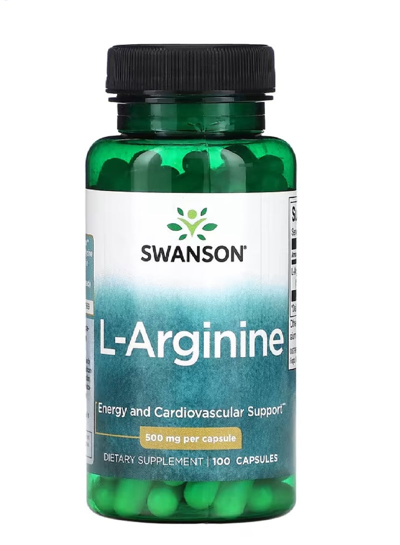 SWANSON L- Arginine 100 Capsules