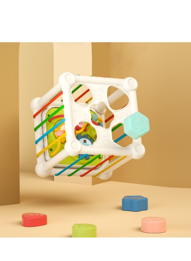 PYEBE Baby Montessori Toys for Boy Girl Gifts Shape Sorter Sensory Activity Cube Toddler Travel Toys 6 to 18 Months Baby Gifts  - Image 3