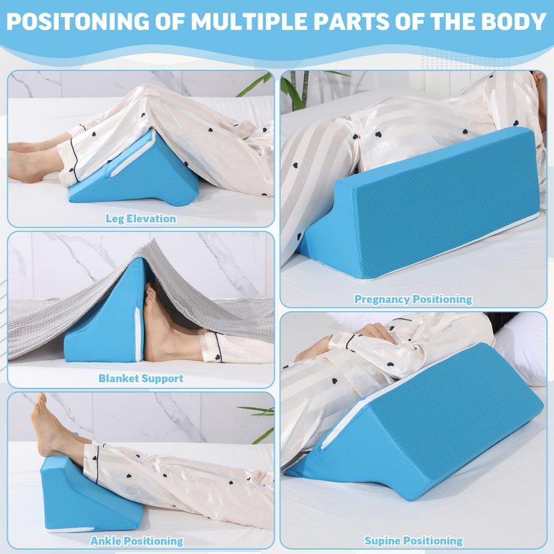 ROYALAY Blanket Lifters for Foot of Bed, Foot Tent Blanket Support Holder for Surgery Recovery, Foot Block Pillow Cradle Tent Sleep Support Supplies for Foot, Ankle, Leg, Knee, Toes Pain(S) - Image 4