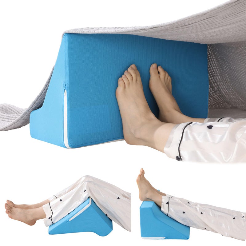 ROYALAY Blanket Lifters for Foot of Bed, Foot Tent Blanket Support Holder for Surgery Recovery, Foot Block Pillow Cradle Tent Sleep Support Supplies for Foot, Ankle, Leg, Knee, Toes Pain(S) - Image 1