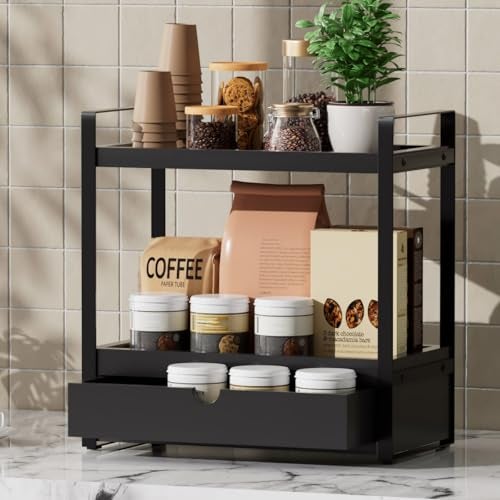 Boulphia 2-Tier Bathroom Organizer (Black - New) - Image 5