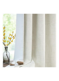 Linen Curtains 100% Blackout Thermal Insulated Fabric 1 Piece - pzsku/ZB7C1E6B1D08C91F07F4BZ/45/_/1726571531/40438832-df3f-446d-a8cd-1a4a17e76c2b