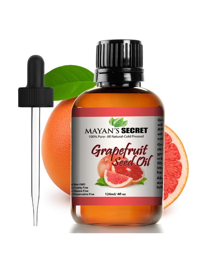 Mayan's Secret Mayans Secret 100 Pure Grapefruit Seed Oil Premium QualityUndilutedRefined Cold Pressed4 fl oz Glass Jar - Image 3