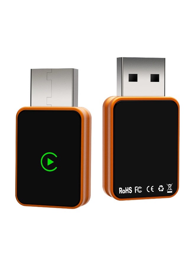 محول كار بلاي سلكي إلى لاسلكي ميني - صندوق اتصال ذكي للسيارة متوافق مع Apple و Android