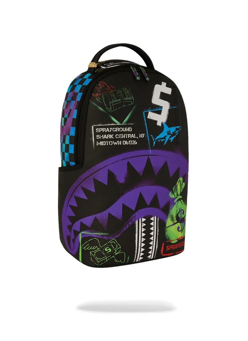 سبراي جراوند SHARK CENTRAL STENCILS BLACK DLXSV BACKPACK