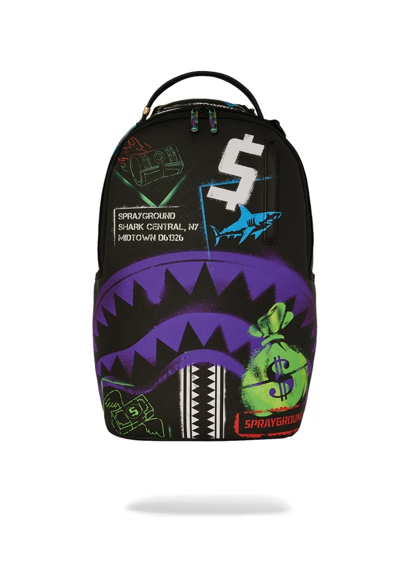 سبراي جراوند SHARK CENTRAL STENCILS BLACK DLXSV BACKPACK