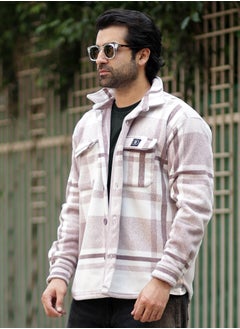 Maniac Maniac Men Checkered Fullsleeve Polyester Blend Fleece Shacket  - Image 2