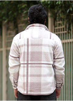 Maniac Maniac Men Checkered Fullsleeve Polyester Blend Fleece Shacket  - Image 3