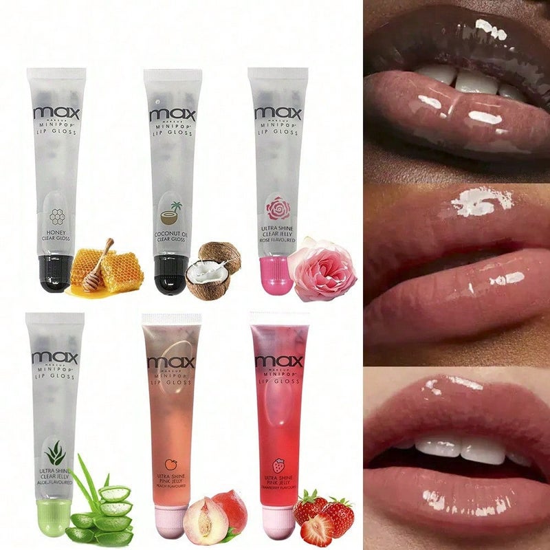 1Pc Fruit Lip Oil, Mirror Moisturizing Lip Balm - Image 4