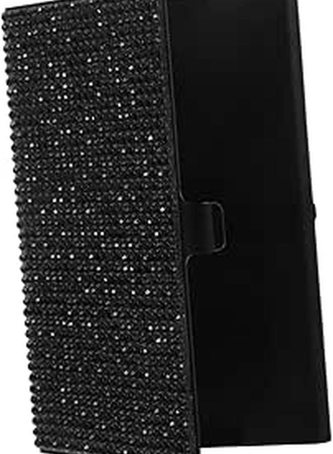 حافظة أنيقة لبطاقات العمل من الراينستون المعدني لتخزين بطاقات الائتمان - Image 1