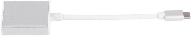 محول من USB Type-C إلى VGA قابل للتثبيت التلقائي، مغلف من الألمنيوم، مخصص لأجهزة اللابتوب بحجم 12 بوصة، للاستخدام في العروض التقديمية وغرف الاجتماعات (لون ذهبي/فضي) - Image 1