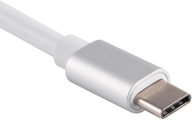 محول من USB Type-C إلى VGA قابل للتثبيت التلقائي، مغلف من الألمنيوم، مخصص لأجهزة اللابتوب بحجم 12 بوصة، للاستخدام في العروض التقديمية وغرف الاجتماعات (لون ذهبي/فضي) - Image 2
