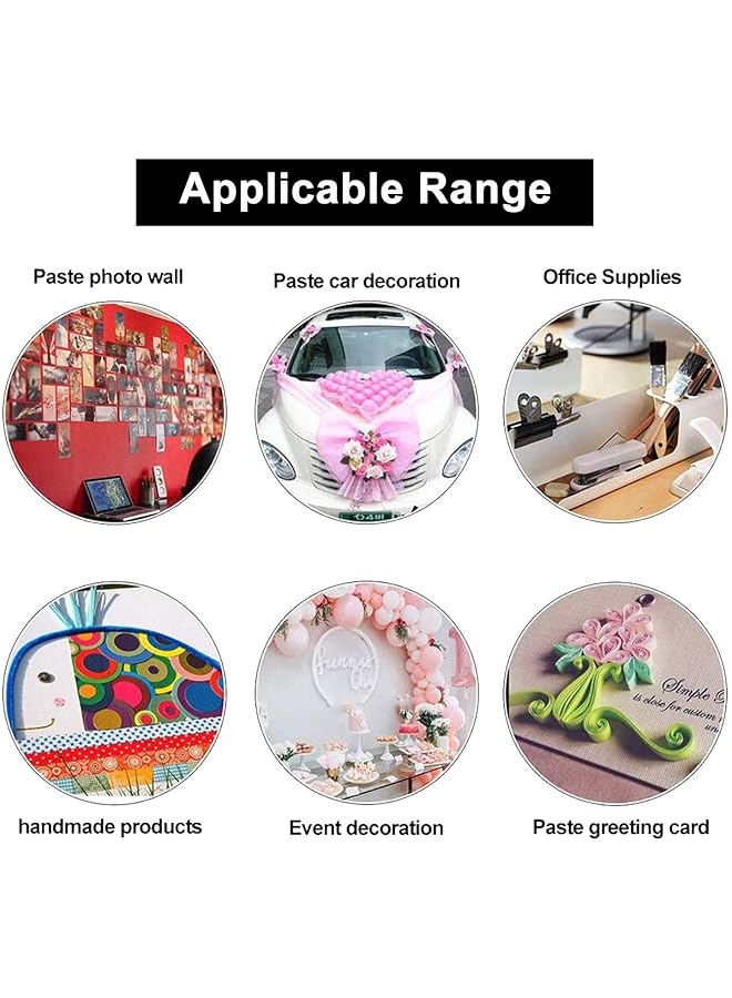 erorex Double Sided Tape For Crafts Scrapbooking Easy Tear By Hand 3 5 Inch By 98Ft Roll X 3 Rolls Ideal As Gift Wrap Adhesive Cards Making Diy And Office School Stationery Supplies. - Image 2