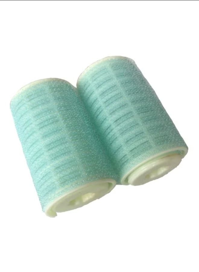 Generic 2-Piece Curly Hair Roller Set Blue