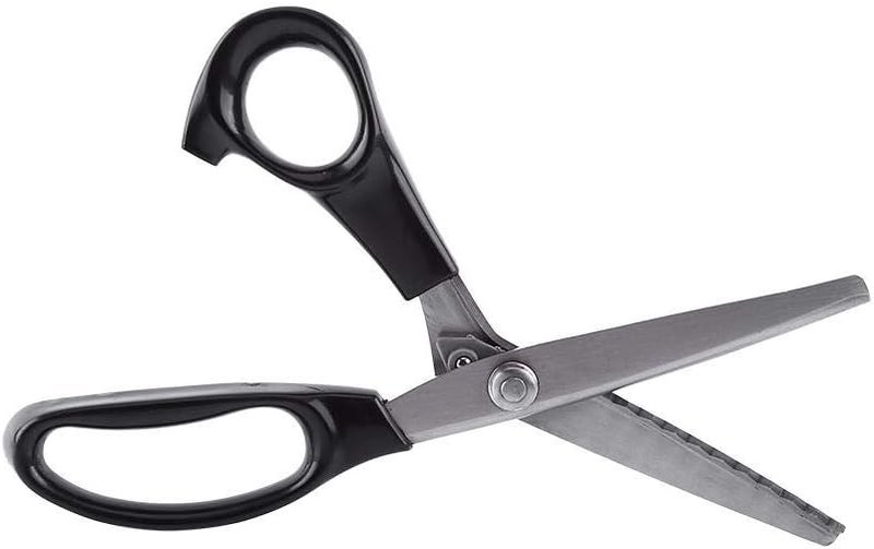 Hilitand Pinking Scissors, Fabric Decorative Round/Triangle Dressmaking Sewing Craft Scissors 7mm - Image 1