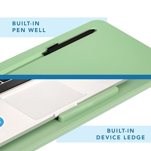 LAPGEAR Original Lap Desk – Fits Up to 17” Laptops – Sage Green – Style No. 45151 - Image 4