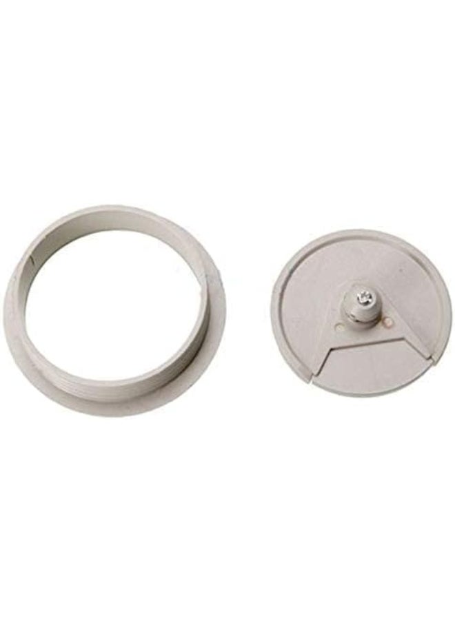Royal Apex Plastic Grommet Computer Cable Tidy Desk Table Pc Outlet Wire Cover Pack Of 3 (60Mm, White)  - Image 3