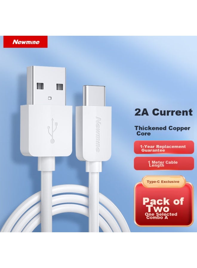 Newmine Type-c Data Cable Usb-c Android Phone Charger Cable Compatible With Xiaomi 8/huawei P30/mate20/honor V20 - Image 1