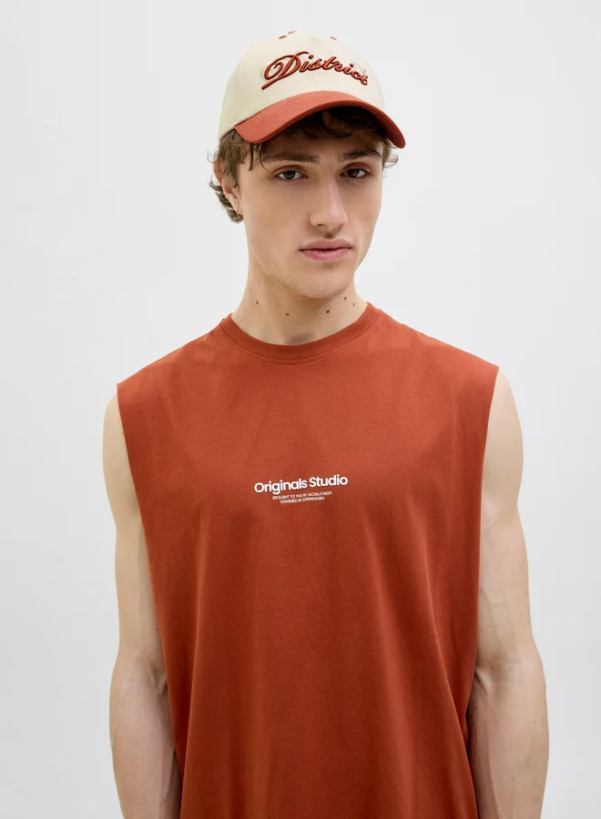 JACK & JONES Embroidered Slogan Cap