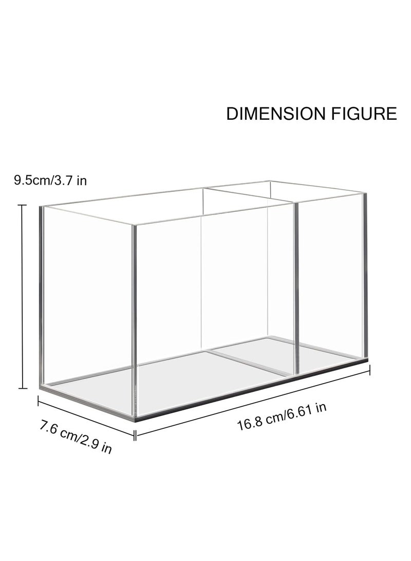 Acrylic Pen Holder – Clear Pencil Holder Desk Organizer