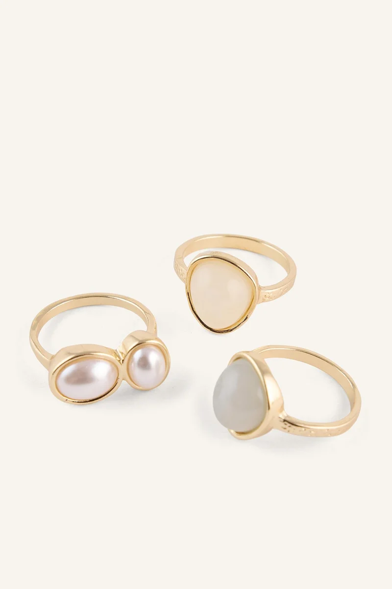 Defacto  Woman 5 Piece Rings for Women | Best Price UAE
