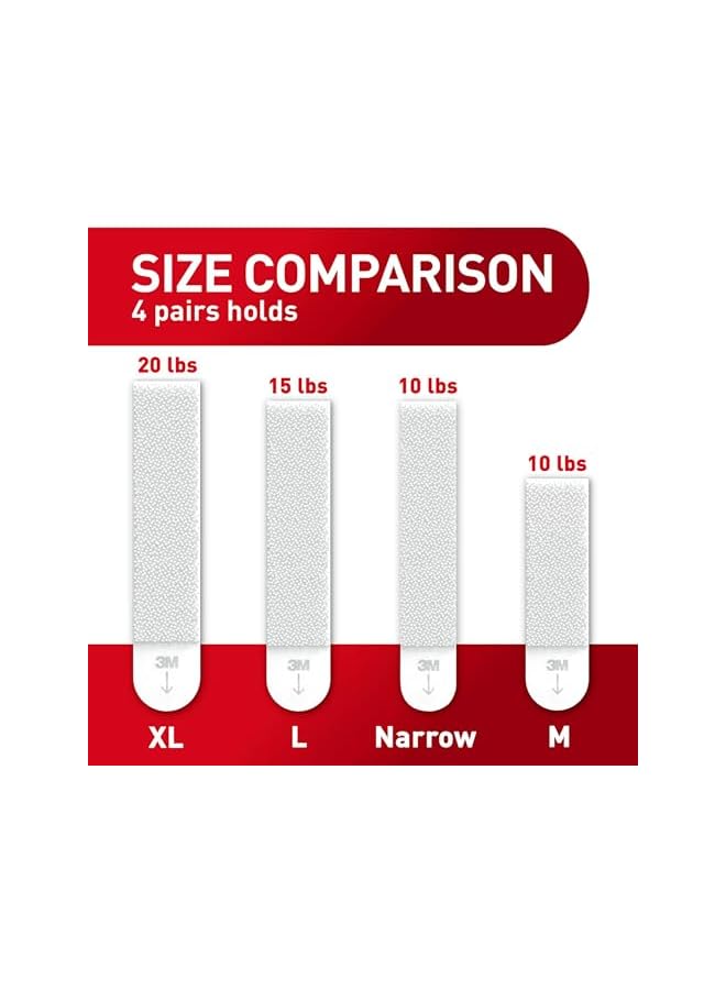 Command Command picture hanging strips, 10 small pairs and 8 medium pairs in easy-to-open packaging ph203-18na, white - Image 5