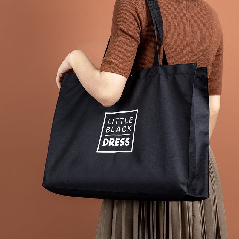 Foldable Oxford Cloth Shopping Bag Large Capacity Portable Handheld Tote - Image 3