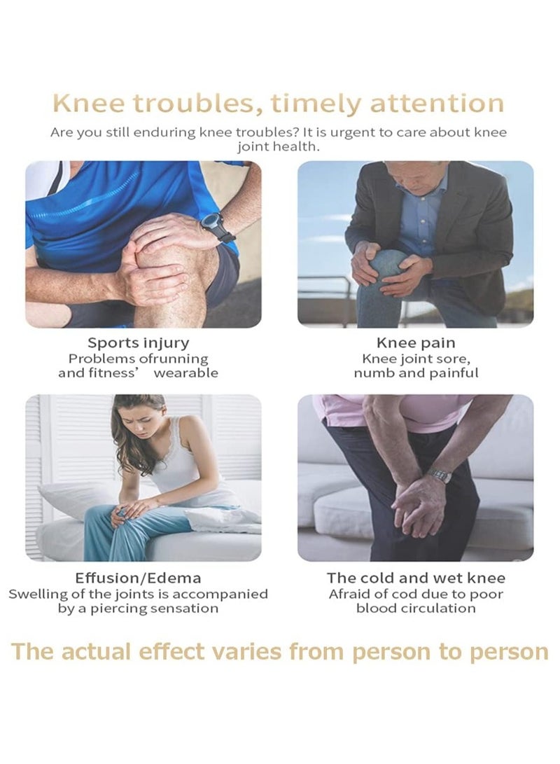 TIGER Knee Massager with Vibration & Heat – Knee Brace Wrap for Joint Pain Relief, Massage Therapy for Arthritis, Sore Muscles & Stiffness - Image 4