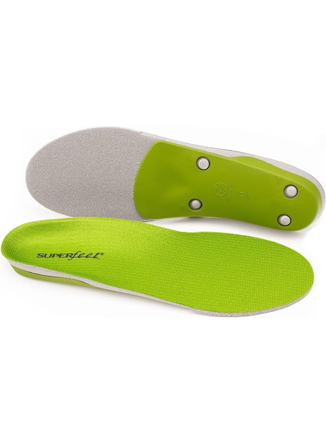 SUPERfeet Superfeet GREEN Insoles, Professional-Grade High Arch Support, Orthotic Shoe Inserts for Maximum Support, Unisex, Green  - Image 1