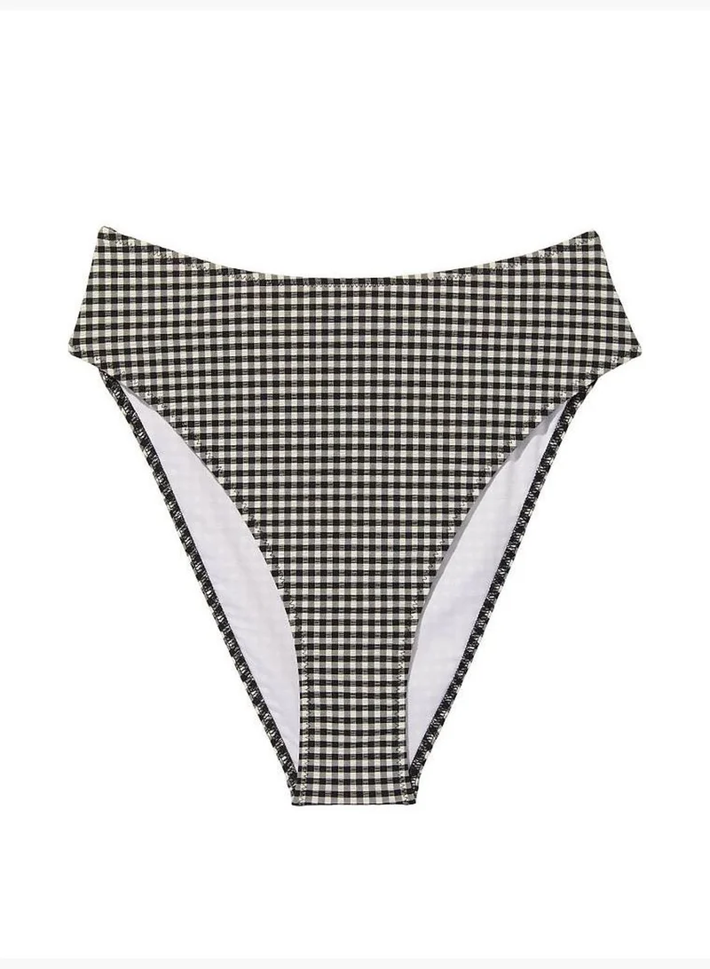 Victoria's Secret Gingham High-Rise Cheeky Swim Bottom