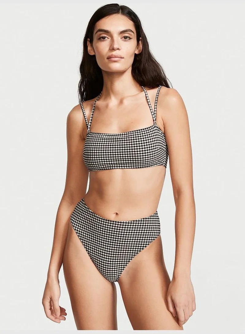 Victoria's Secret Gingham High-Rise Cheeky Swim Bottom