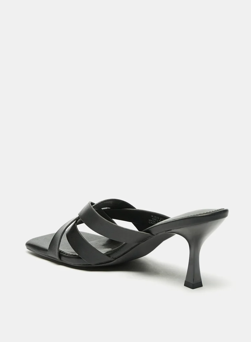 فلورا بيلا من شو إكسبرس Strappy Slip On Sandals with Stiletto Heels