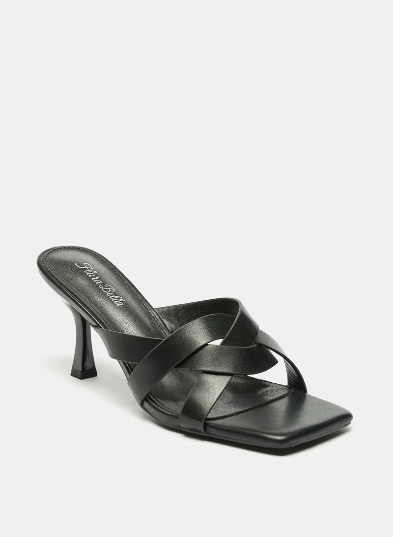 فلورا بيلا من شو إكسبرس Strappy Slip On Sandals with Stiletto Heels