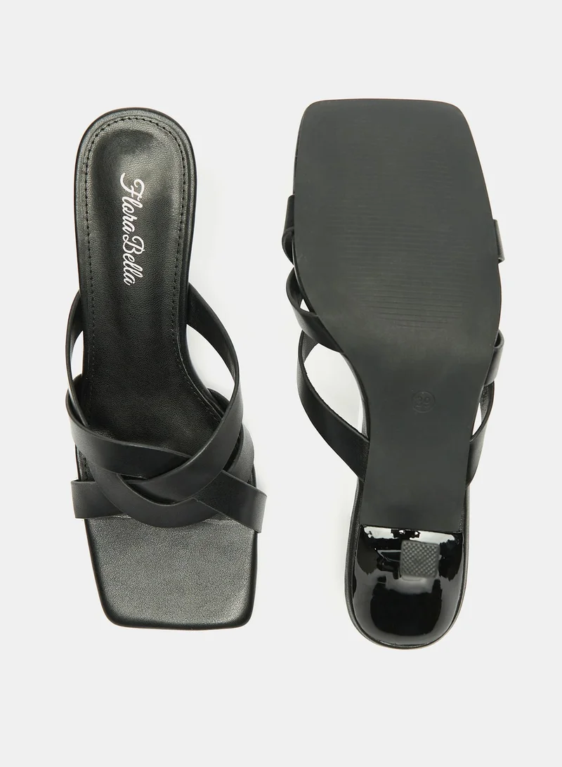 فلورا بيلا من شو إكسبرس Strappy Slip On Sandals with Stiletto Heels