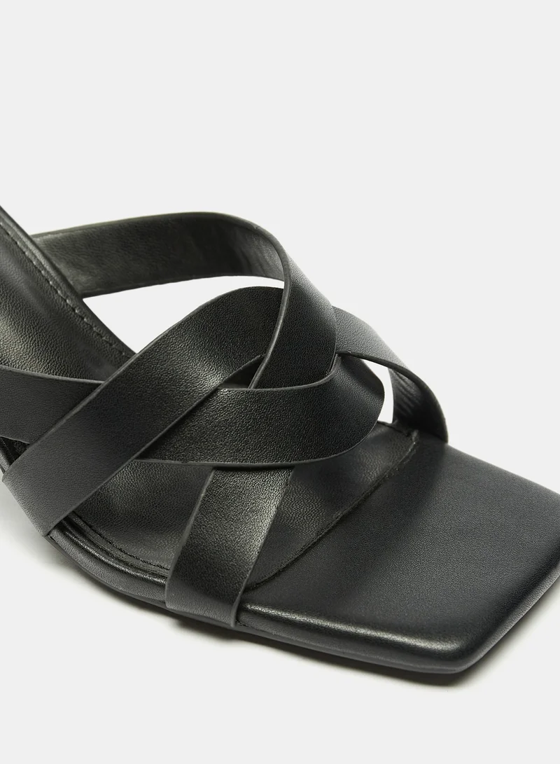 فلورا بيلا من شو إكسبرس Strappy Slip On Sandals with Stiletto Heels