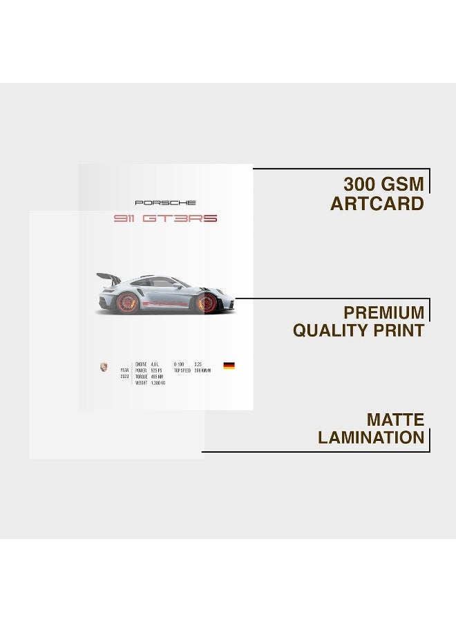 CodersParadise Porsche Wall Poster Frame - Image 4