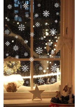 Sticker Express Snowflakes Christmas New Year Glass Door Wall Sticker Set - pzsku/ZB7C2DABCB2457450E110Z/45/_/1725725315/ce7a902c-3d0d-42cf-970c-9b27c005a729