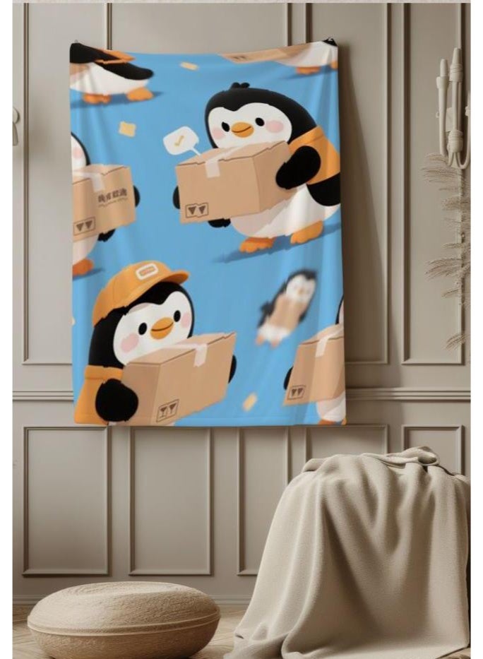 عام بطانية رقيقة من الفانيلا الكرتونية للأطفال والرضع (دافئة ومريحة، ومناسبة للنوم والألعاب) 70 سم * 100 سم - Image 3